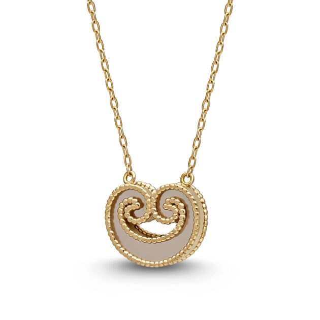 Small Mother-of-Pearl Akants Necklace - Image 3